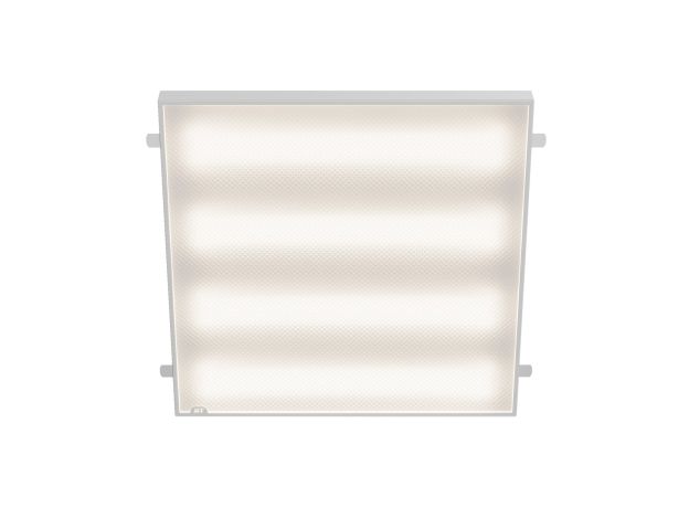 STP-G-1001-P-36-4K-40 Св-к ДВО ST Luce STANDART IP40 590*590*40мм 36Вт 4200лм 4000К призма(Грильято) Коммерческое освещение
