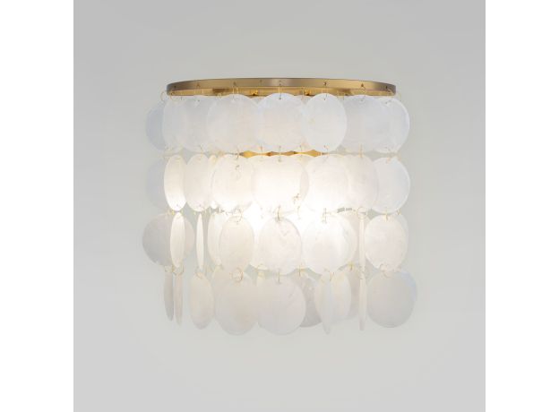 Бра с перламутром 60084/2 латунь/перламутр