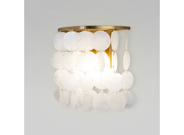 Бра с перламутром 60084/2 латунь/перламутр