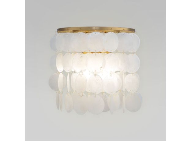 Бра с перламутром 60084/2 латунь/перламутр