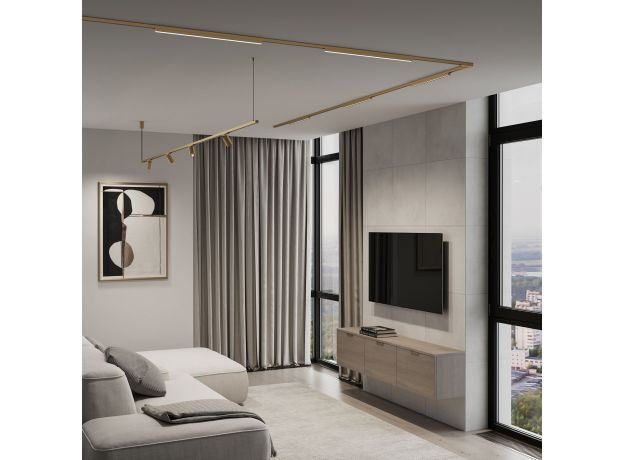 Brass Line Трековый светильник 10W 4000K латунь 85528/01