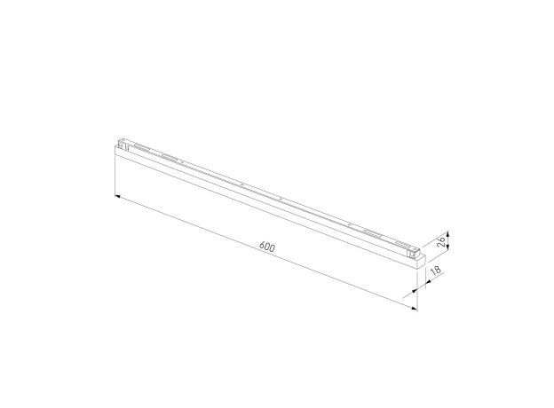 Brass Line Трековый светильник 24W 4000K латунь 85527/01