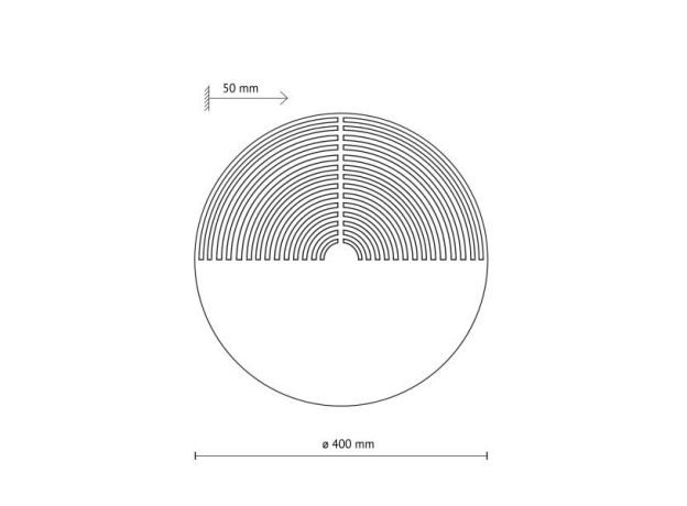 Настенный светильник 11015 LUNAR WOOD