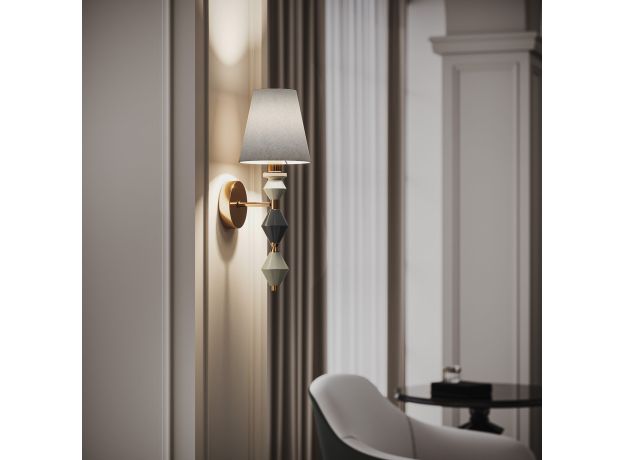 Настенный светильник с керамическим декором 103012