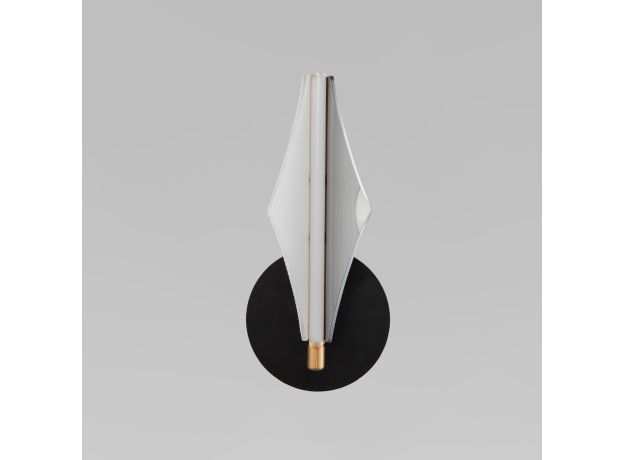 Настенный светодиодный светильник со стеклянным плафоном 303054 LED латунь