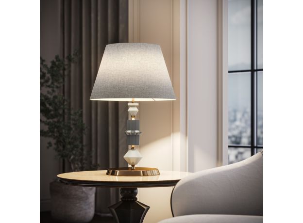 Настольный светильник с керамическим декором 108012