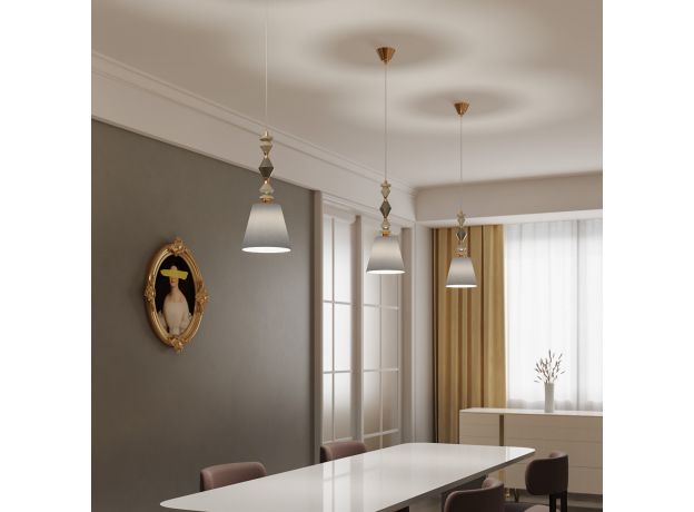 Подвесной светильник с керамикой 104012