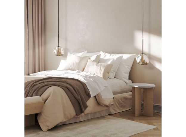 Подвесной светильник со стеклянным плафоном 11025 Lava Brown