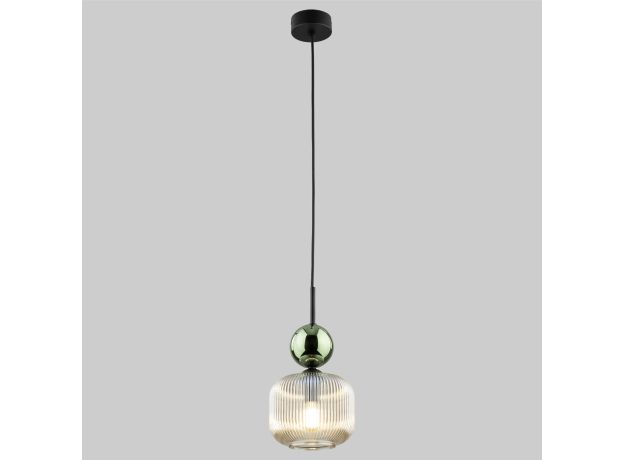 Подвесной светильник со стеклянным плафоном 11144 Sophia Green Cognac