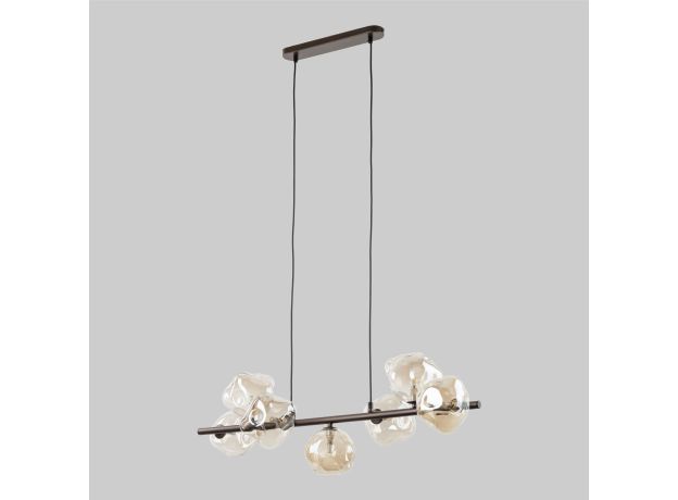 Подвесной светильник со стеклянными плафонами 11033 Lava Brown