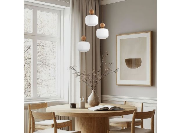 Подвесной светильник со стеклянными плафонами 11050 Ballo