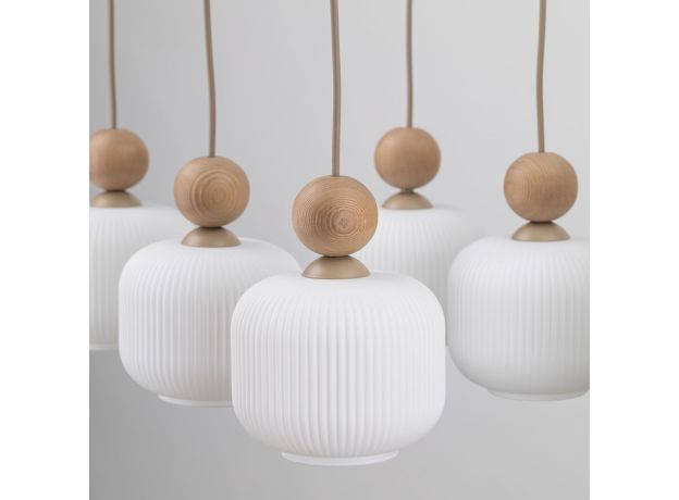 Подвесной светильник со стеклянными плафонами 11052 Ballo