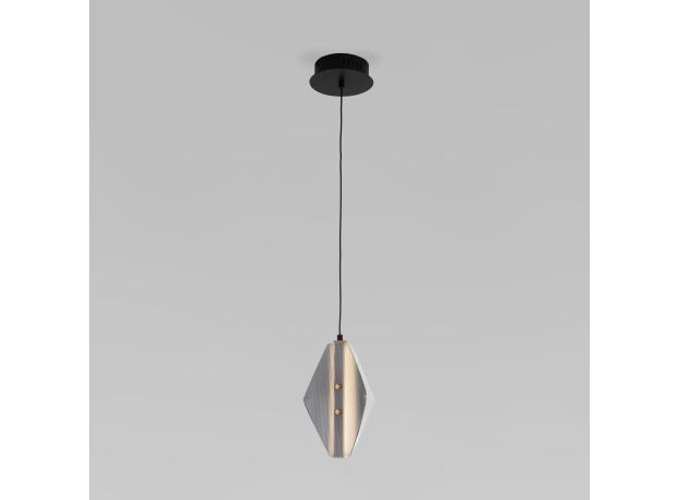 Подвесной светодиодный светильник со стеклянным плафоном 304054 LED латунь