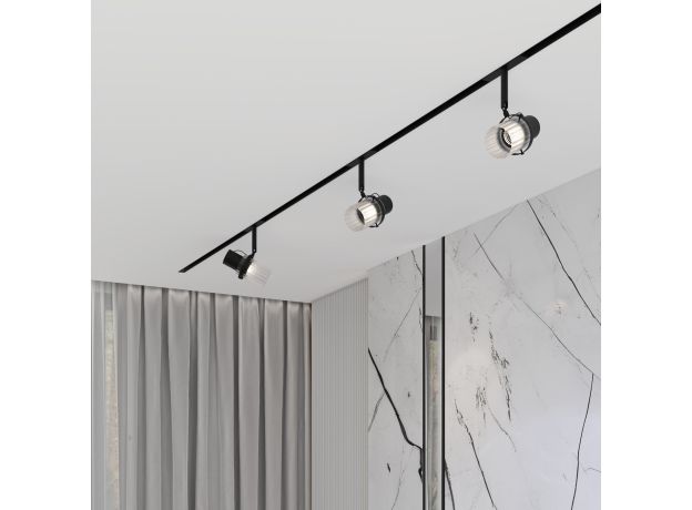 Slim Magnetic Трековый светильник 10W 4000K черный 85532/01