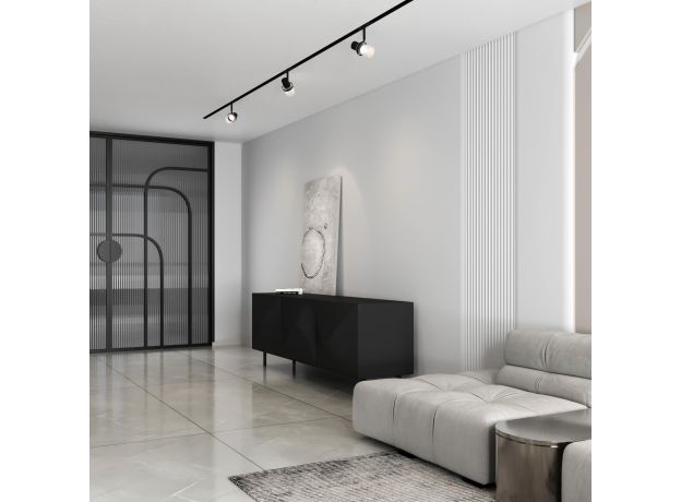 Slim Magnetic Трековый светильник 10W 4000K черный 85532/01