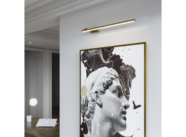 Светильник настенный светодиодный Acento латунь 40155/LED