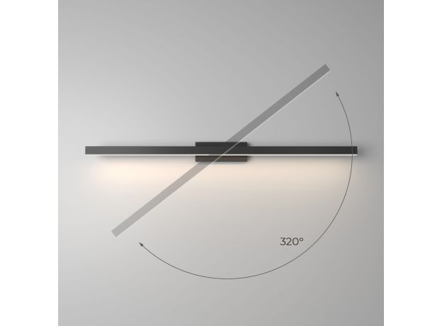 Светильник настенный светодиодный Rino черный 40157/LED