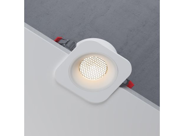 Светильник встраиваемый светодиодный Tetro 10W 3000K белый IP44 15276/LED