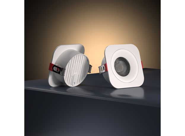 Светильник встраиваемый светодиодный Tetro 10W 3000K белый IP44 15276/LED