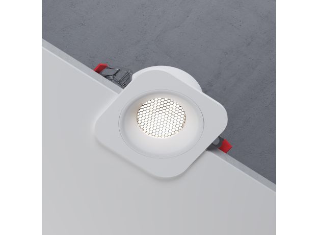 Светильник встраиваемый светодиодный Tetro 10W 4000K белый IP44 15276/LED