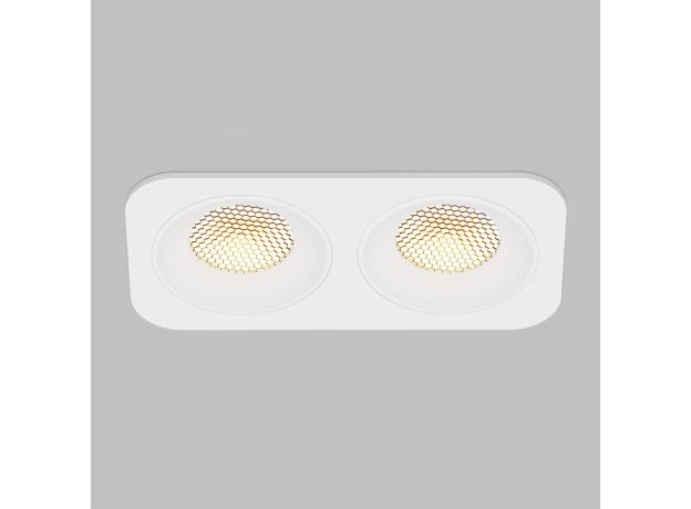 Светильник встраиваемый светодиодный Tetro 20W 3000K белый IP44 15277/LED