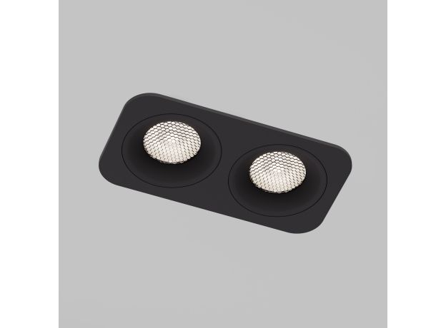 Светильник встраиваемый светодиодный Tetro 20W 4000K черный IP44 15277/LED