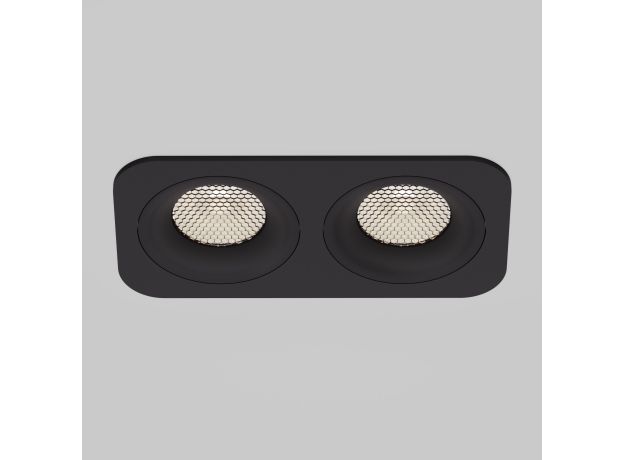 Светильник встраиваемый светодиодный Tetro 20W 4000K черный IP44 15277/LED