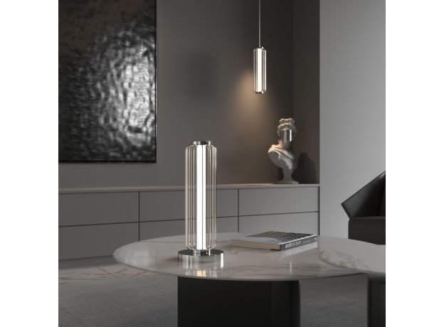 Светодиодный подвесной светильник с регулировкой высоты 304053 LED хром