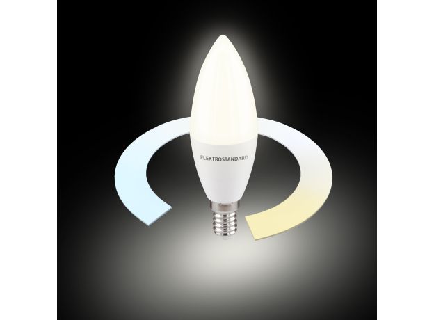 Умная лампа Свеча  LED C37 Е14 7W 3300К-6500К CCT+DIM (BLE2779) BLE2779