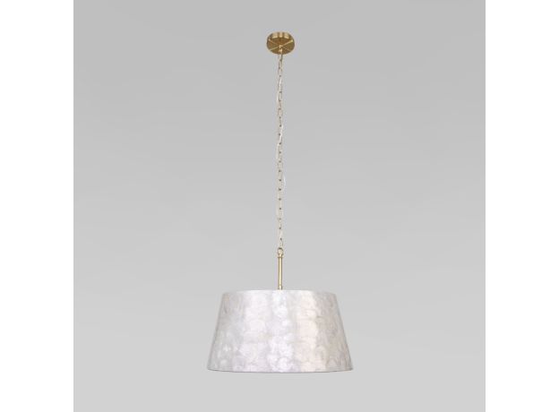 Умная люстра с перламутром 101013/5 латунь/перламутр