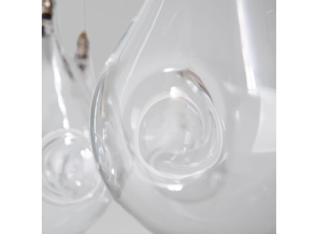 Умная подвесная люстра со стеклянными плафонами 201002/12