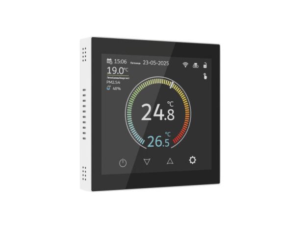 Умный сенсорный терморегулятор с LCD дисплеем белый W1851101