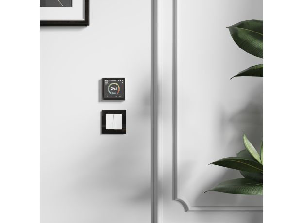 Умный сенсорный терморегулятор с LCD дисплеем белый W1851101