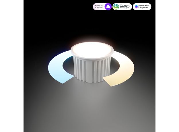 Умный светодиодный модуль 7W 2700-6500K 113° CCT+DIM (BMGU1005) BMGU1005