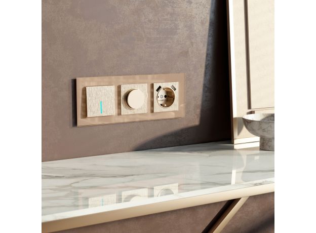 Диммер N (шампань рифленый) W1142010