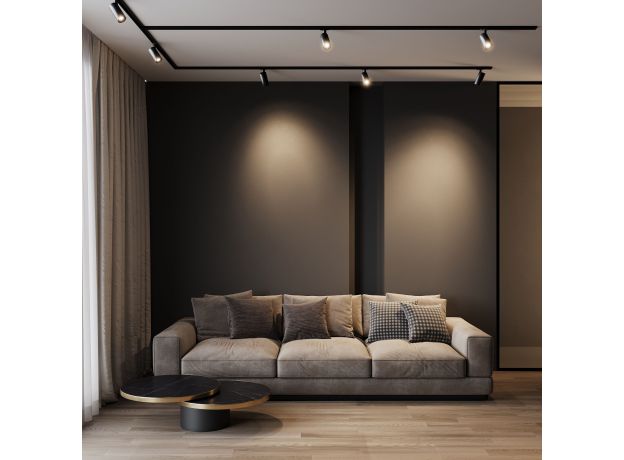 Basic System Comel Трековый поворотный светильник 10W 4200K черный 85210/01