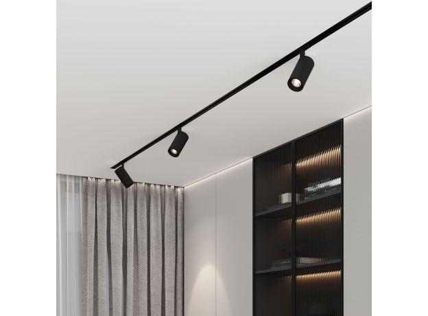 Basic System Comel Трековый поворотный светильник 10W 4200K черный 85210/01