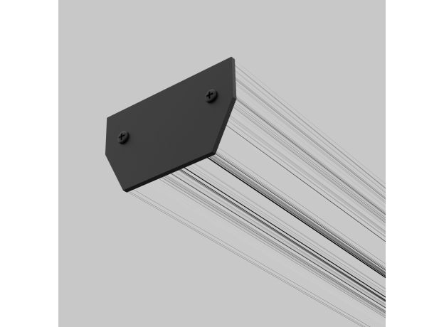 Basic System Заглушки для профиля в натяжной потолок черный 85236/00