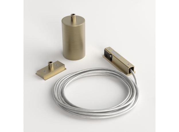 Brass Line Подвесной комплект для подключения трековой системы освещения к питанию латунь боковой 85009/00 85009/00