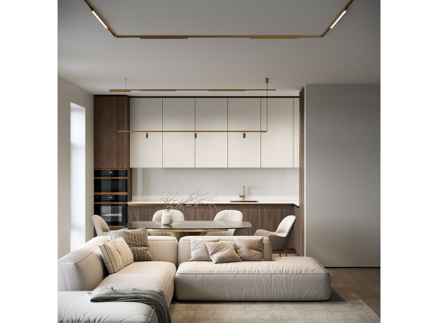 Brass Line Трековый светильник 24W 3000K латунь 85527/01