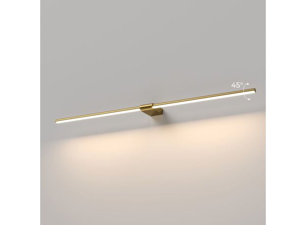 Cветильник настенный поворотный светодиодный Luar 900 латунь 4000K 40153/LED