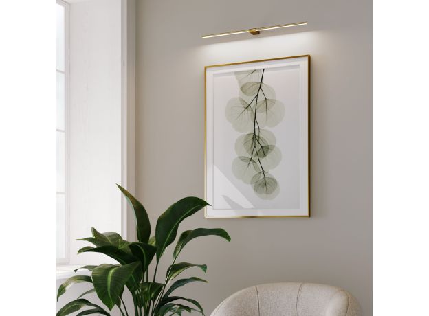 Cветильник настенный поворотный светодиодный Luar 900 латунь 4000K 40153/LED