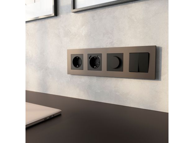 Диммер N (черный матовый) W1142008