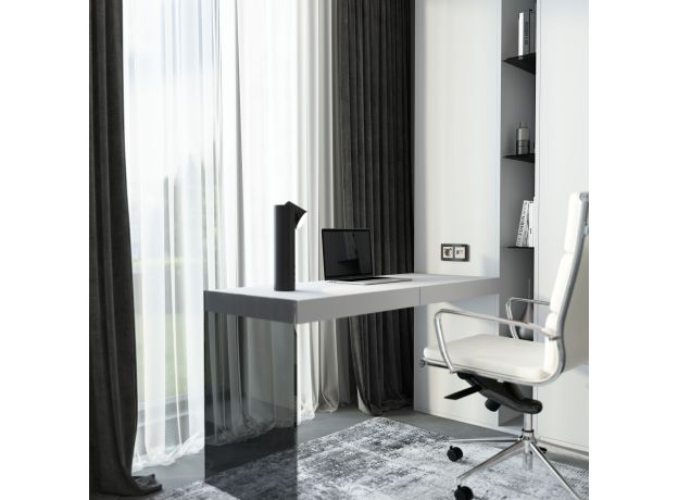 Накладка для двойной розетки Еthernet RJ-45 (дымчатый) W1291104