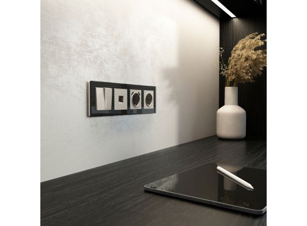 Накладка для розетки USB (дымчатый) W1279504