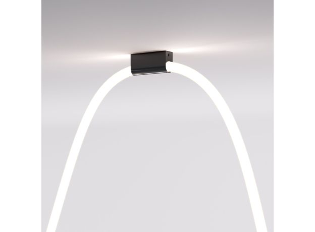 Накладные крепления для круглого гибкого неона Full light черный FL 28100