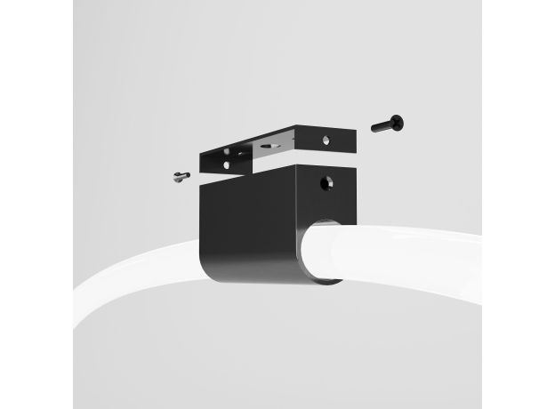 Накладные крепления для круглого гибкого неона Full light черный FL 28100