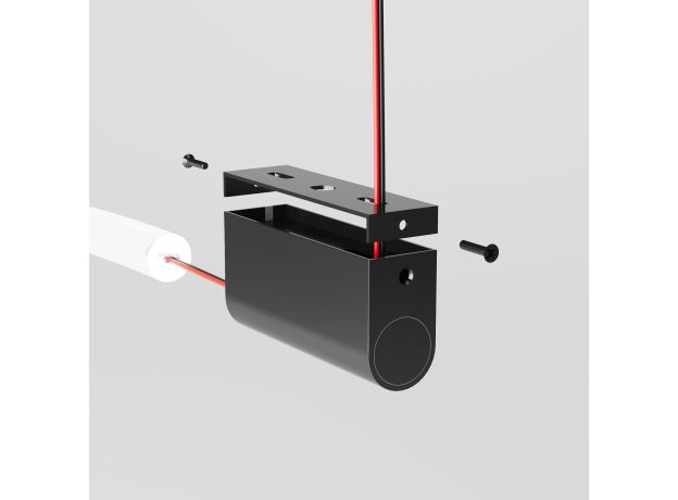 Накладные крепления для круглого гибкого неона Full light черный (FL 28101) FL 28101