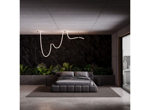 Накладные крепления для круглого гибкого неона Full light черный FL 28160