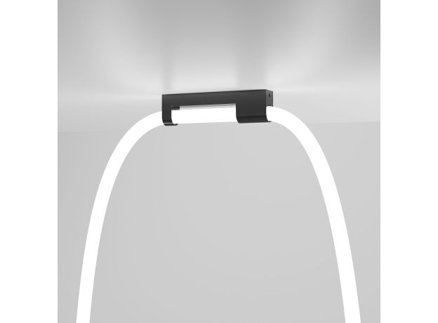 Накладные крепления для круглого гибкого неона Full light черный FL 28161